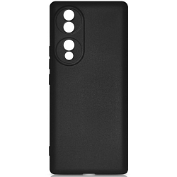 Силиконовый чехол DF для Honor 70 DF hwCase-115 (black)