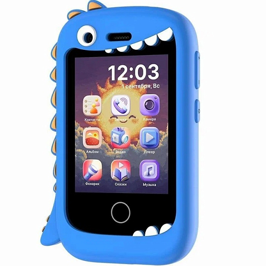 Детский сматфон ELARI GamePhone черный/синий