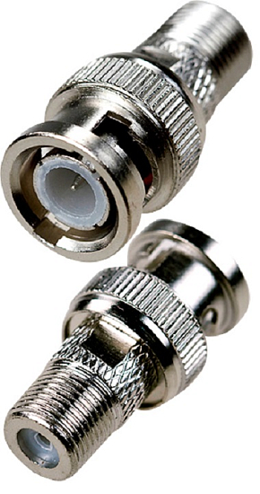 Переходник BNC <--< F СИГНАЛ метал.