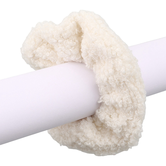 Резинка для волос плюшевая, Принцессы, белая 10896044