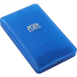 Внешний корпус 2.5" SATAIII для HDD/SSD AgeStar 3UBCP3 синий