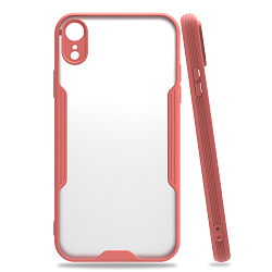 Силиконовый чехол BUBBLE для iPhone XR (Розовый)