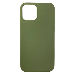 Силиконовый чехол MOBIS для iPhone 12/12 PRO (матовый фисташковый)