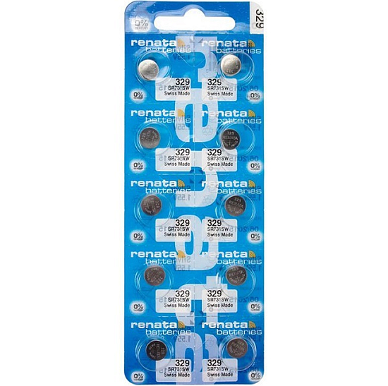 Элемент питания RENATA R329 (SR731SW) BOX-10