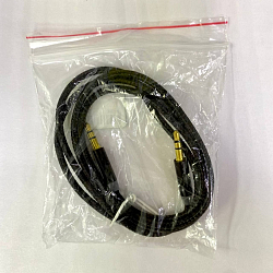 Кабель Jack 3.5 <--> Jack 3.5  1.0м KEIS черный, №2