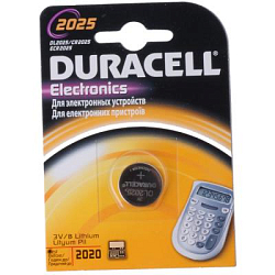 Элемент питания DURACELL CR2025 BL-1