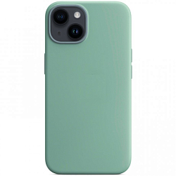 Силиконовый чехол SILICONE CASE для iPhone 14 бирюзовый (не оригинал)
