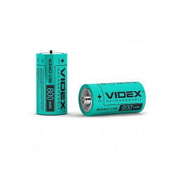 Аккумулятор VIDEX 16340  800mAh bulk/1pcs 3.7V без защиты