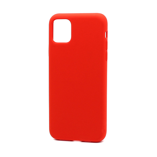 Силиконовый чехол SILICONE CASE для iPhone 11 (красная) (не оригинал)