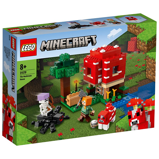 Конструктор LEGO Minecraft 21179 Грибной дом