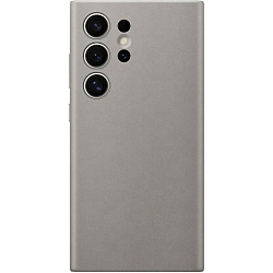 Задняя накладка VEGAN LEATHER CASE для Samsung Galaxy S24 Ultra светло-коричневый