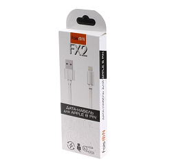 Кабель USB <--> Lightning  2.0м FAISON FX2 белый