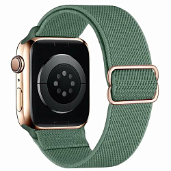 Нейлоновый ремешок HOCO WA04 Fashion для APPLE Watch 42/44/45/49mm, зелёный