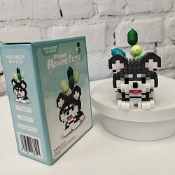 Фигурка-конструктор "Собачка серая с шариками" К319 