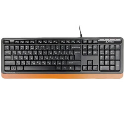 Клавиатура A4TECH Fstyler FK10 черный/оранжевый