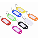 Бирка для ключей офисная Россия, микс 8 цветов