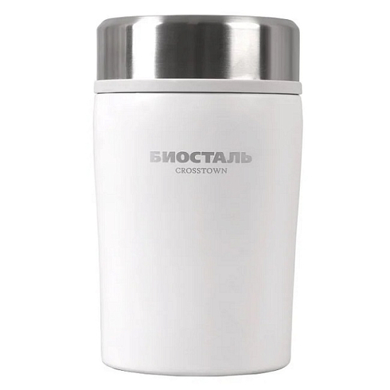 Термос БИОСТАЛЬ-CROSSTOWN NTD-500W ш/г белый