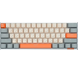 Клавиатура JETACCESS PANTEON T3 BS HS RB Grey-White