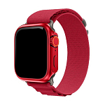 Ремешок ApW27 Alpine Loop для Apple Watch 42/44/45/49 mm текстиль (red)