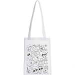 Сумка-Шоппер, раскраска «Фруктики» 20 × 27 см