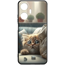 Силиконовый чехол DF для Realme C55 DF rmCase-32 (black) Art1021