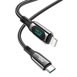 Кабель Lightning <--> Type-C  1.0м HOCO S51 Extreme, чёрный