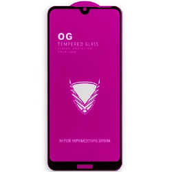 Противоударное стекло 3D OG для Huawei Y6 (2019)/Honor 8A черное