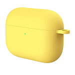 Силиконовый чехол NONAME для AirPods Pro желтый