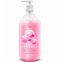Жидкое крем-мыло GRASS Milana fruit bubbles, 1000мл (125312)