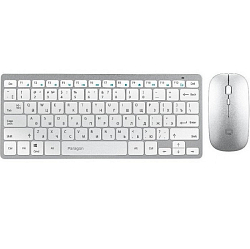 Клавиатура+мышь БП QUMO Paragon K15/M21 Silver/White