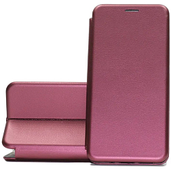 Чехол футляр-книга WELLMADE для Xiaomi Redmi Note 12 бордовый