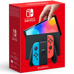 Игровая приставка NINTENDO Switch OLED Neon Blue/Neon Red