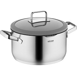 Кастрюля 5.5л NADOBA серия GERDA со стеклянной крышкой