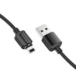 Кабель USB <--> Type-C  1.0м BOROFONE BX57 Effective magnetic, чёрный