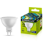 Лампа светодиодная ERGOLUX JCDR 7W/4500K/GU5.3