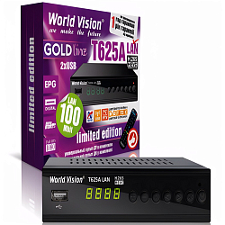 Ресивер DVB-T2 WORLD VISION T625A LAN