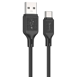 Кабель USB <--> Type-C 1.0м HOCO X90 Cool чёрный