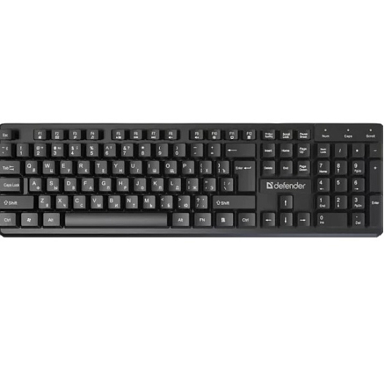 Клавиатура DEFENDER Elemental HB-239 RU, черная