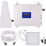 Усилитель сигнала сотовой связи и интернета 900/1800/2100 MHz (для 2G, 3G, 4G) 70 dBi, кабель 15 м., комплект