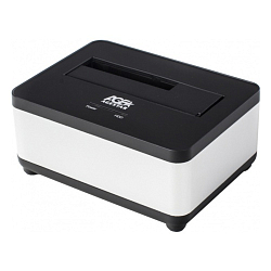 Докстанция 2,5""/3,5" SATA AgeStar 3UBT7 (SILVER) USB 3.0, пластик+алюминий, серебристый