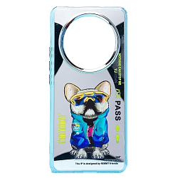 Задняя накладка PC092 для Honor X9b (собака) (transparent)