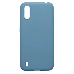 Силиконовый чехол NONAME для Samsung Galaxy A01 (морская волна), матовый