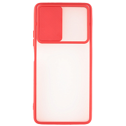 Задняя накладка ZIBELINO Cover Slide для Xiaomi Redmi 10 (красный)