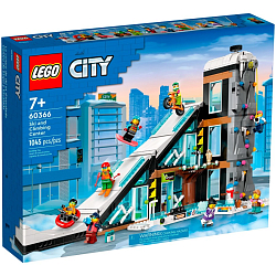 Конструктор LEGO City 60366 Центр лыжного спорта и скалолазания