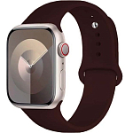 Силиконовый ремешок SPORT BAND 42/44/45/49мм (силикон) 27, темный гранат