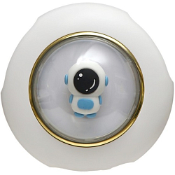 Ночник с грелкой для рук "Астронавт" LED USB белый 9х9х5 см   9417296