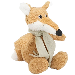 Мягкая игрушка Лисичка Вупи 15/19 см, с присоской и кольцом, 01009915A