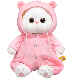 Мягкая игрушка Кошечка Ли-Ли baby в комбинезоне и с цветочком, 18 см (LB-155)