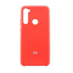 Силиконовый чехол FaisON для XIAOMI Redmi Note 8T, №14, Silicon Case, матовый, красный
