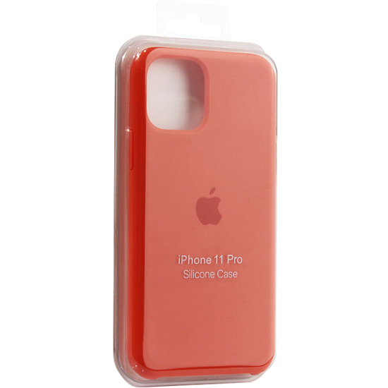 Силиконовый чехол SILICONE CASE для iPhone 11 Pro Max, оранжевый